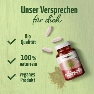 vom Achterhof BIO Ashwagandha Kapseln 150 Kapseln – Bild 4