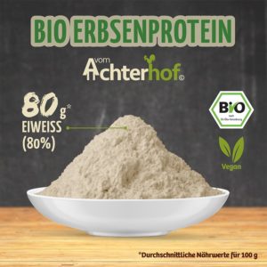 vom Achterhof BIO Erbsenprotein 250g – Bild 2