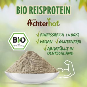 vom Achterhof BIO Reisprotein 250g – Bild 4