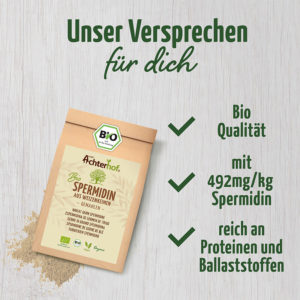 vom Achterhof BIO Spermidin aus Weizenkeimen 500g – Bild 3