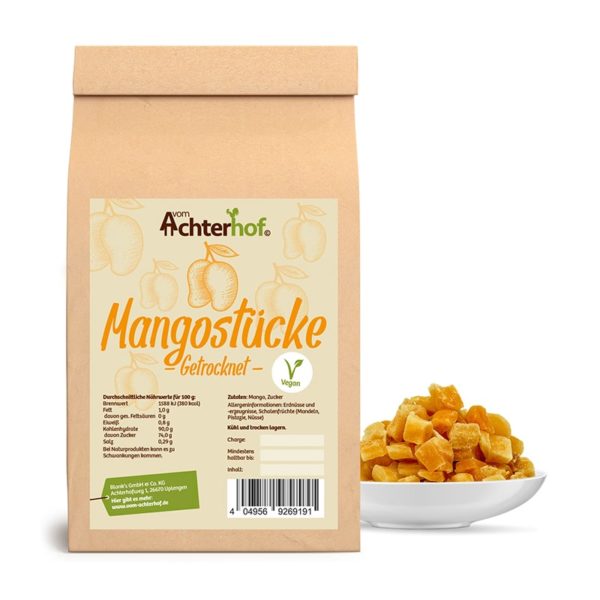 vom Achterhof Mangostücke 250g