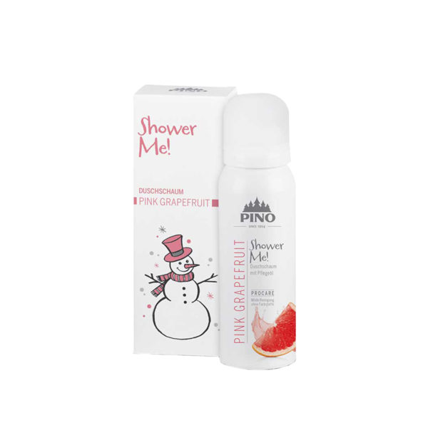 Pino Shower Me Duschschaum Pink Grapefruit Christmas Edition 75 ml