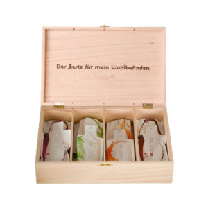 Rain Aufbewahrungsbox Holz Brandt-Art handgefertigt – Bild 3